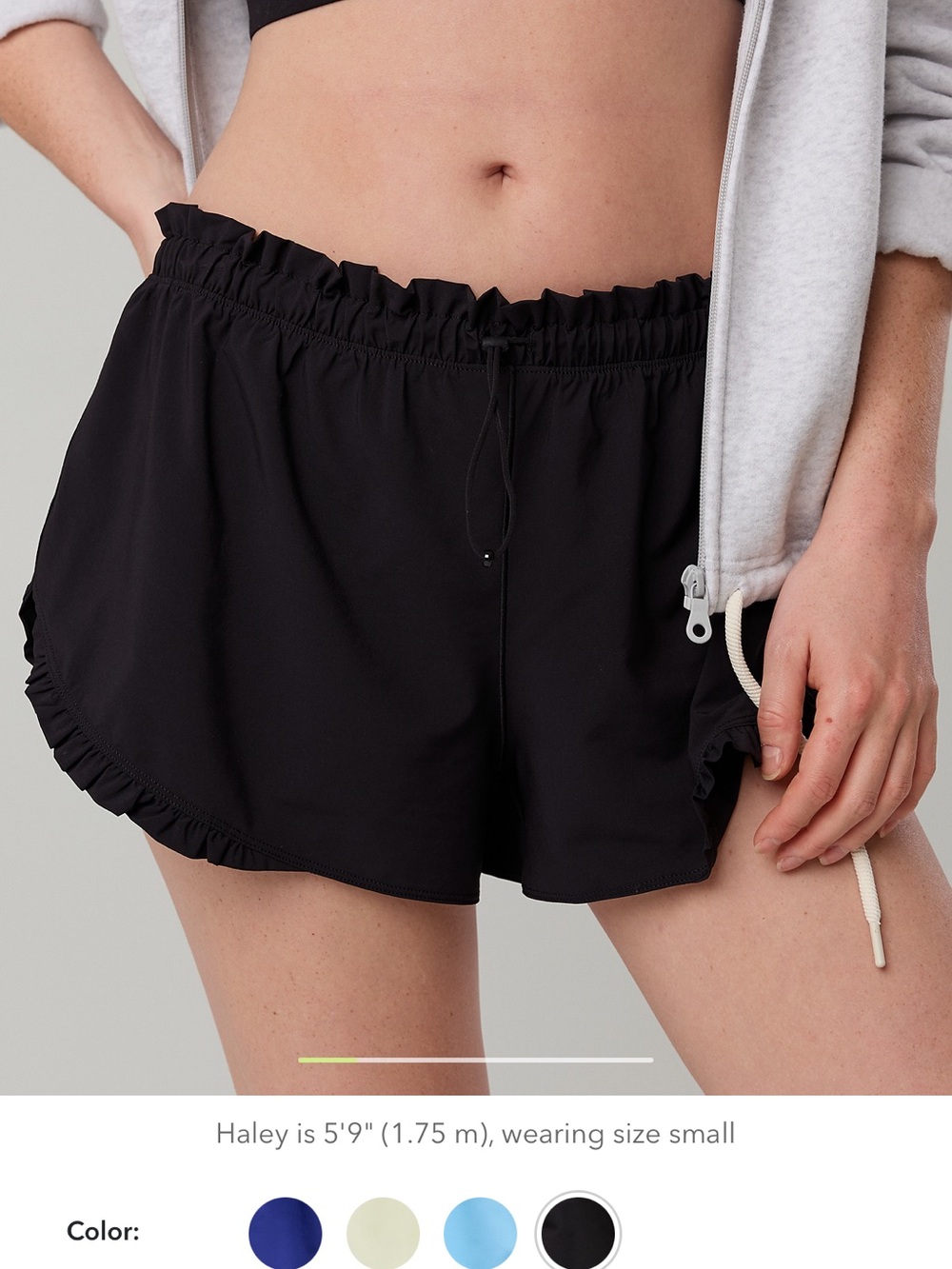 Aerie Hot Stuff Ruffle Shorts 2”